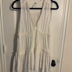 [Free People] Sleeveless Plunge Neck Tunic Sz Sm